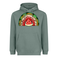 Sage watermelon rainbow Heavyweight Hoodie - Jasminsmagicworld