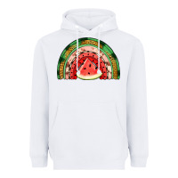 White watermelon rainbow Heavyweight Hoodie - Jasminsmagicworld