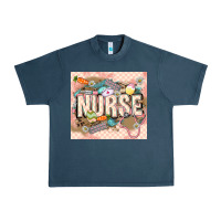 Midnight Navy Easter Nurse Urban Heavy Tee - LillyAllenDesigns