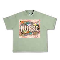 Oil Green Easter Nurse Urban Heavy Tee - LillyAllenDesigns