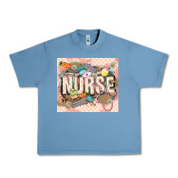 Pebble Blue Easter Nurse Urban Heavy Tee - LillyAllenDesigns