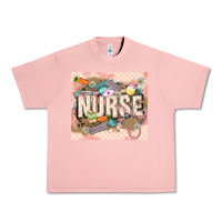 Salmon Easter Nurse Urban Heavy Tee - LillyAllenDesigns