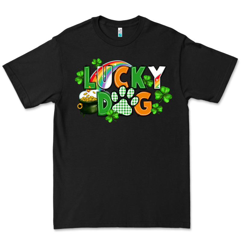 Lucky Dog St. Patricks Day Premium Tee by FaDigitalArtStudio | Teevron