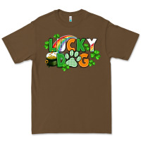 Cacao lucky dog St. Patricks Day Premium Tee - FaDigitalArtStudio