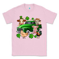 Bubblegum Pink St. Patrick's farm animal truck Classic Tee - OliviaCreatesArt