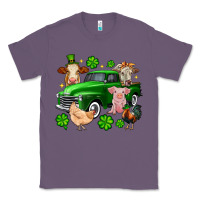 Lavender St. Patrick's farm animal truck Classic Tee - OliviaCreatesArt