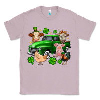 Lilac St. Patrick's farm animal truck Classic Tee - OliviaCreatesArt