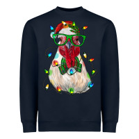 Navy christmas rooster Heavyweight Sweatshirt - RanaPortraitStore