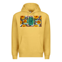 Antique Gold gemtone and sunflowers license plate Premium Hoodie - Artiststas