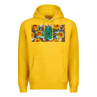 Lemon gemtone and sunflowers license plate Premium Hoodie - Artiststas