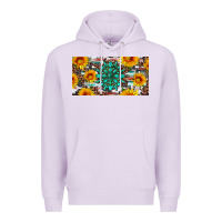 Lilac gemtone and sunflowers license plate Premium Hoodie - Artiststas