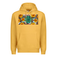 Mustard gemtone and sunflowers license plate Premium Hoodie - Artiststas
