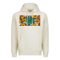 Oatmeal Heather gemtone and sunflowers license plate Premium Hoodie - Artiststas