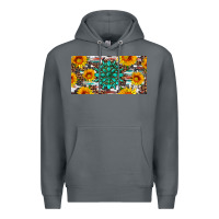 Rock gemtone and sunflowers license plate Premium Hoodie - Artiststas