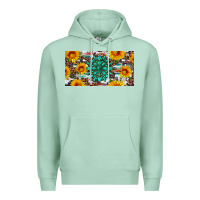 Seafoam gemtone and sunflowers license plate Premium Hoodie - Artiststas