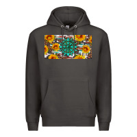 Smoke gemtone and sunflowers license plate Premium Hoodie - Artiststas