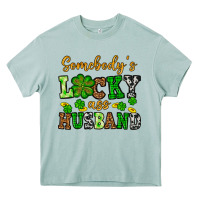 St. Patrick's Somebody's Lucky As Husband Heavy Core Tee | Teevron