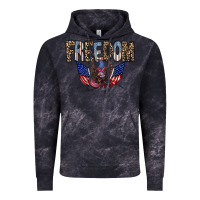 Cloud Black freedom Vintage Hoodie - RacoonDesign