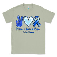 Matcha Peace Love Cure Colon Cancer Classic Tee - Jasminsmagicworld