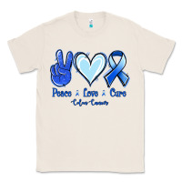Natural Peace Love Cure Colon Cancer Classic Tee - Jasminsmagicworld