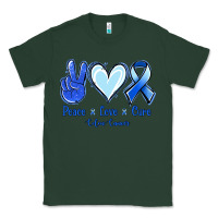 Sports Green Peace Love Cure Colon Cancer Classic Tee - Jasminsmagicworld