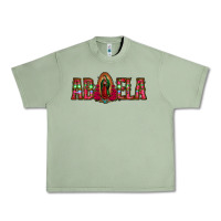 Oil Green abuela floral aztec leopard Urban Heavy Tee - Jasminsmagicworld