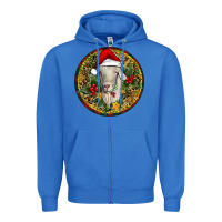 True Royal Christmas Goat Zipper Hoodie - RanaPortraitStore