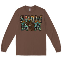 Chestnut show mom highland cow Long Sleeve Tee - SublimationCraftShop