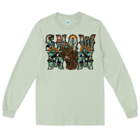 Matcha show mom highland cow Long Sleeve Tee - SublimationCraftShop
