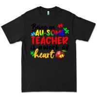 Black being an au some teacher is a work of the heart Premium Tee - FaDigitalArtStudio