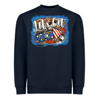 Navy Let's Get Lit Heavyweight Sweatshirt - Jasminsmagicworld