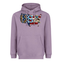 Lavender usa american flag background Heavyweight Hoodie - Jasminsmagicworld