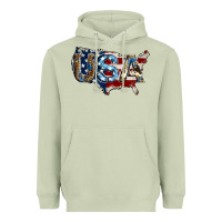 Matcha usa american flag background Heavyweight Hoodie - Jasminsmagicworld