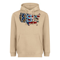 Mushroom usa american flag background Heavyweight Hoodie - Jasminsmagicworld