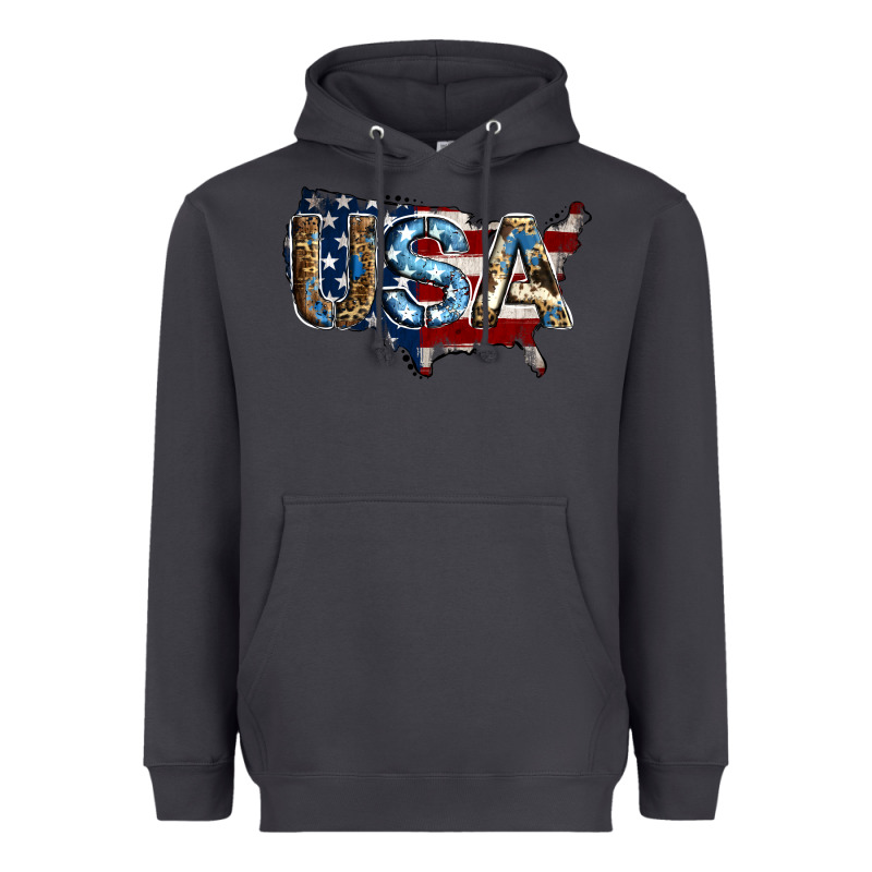 Usa American Flag Background Heavyweight Hoodie by Jasminsmagicworld | Teevron