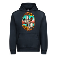 Navy Western Cactus Urban Hoodie - Jasminsmagicworld