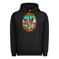Pigment Black Western Cactus Urban Hoodie - Jasminsmagicworld