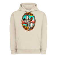 Pigment French Oak Western Cactus Urban Hoodie - Jasminsmagicworld