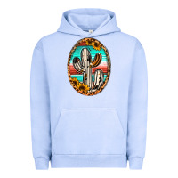 Pigment Grape Ice Western Cactus Urban Hoodie - Jasminsmagicworld