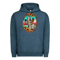 Pigment Midnight Navy Western Cactus Urban Hoodie - Jasminsmagicworld