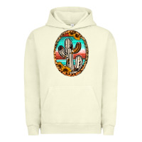 Pigment Pistachio Western Cactus Urban Hoodie - Jasminsmagicworld