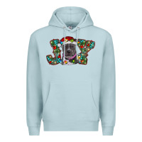 Blue Mist christmas joy pitbull Premium Hoodie - RanaPortraitStore