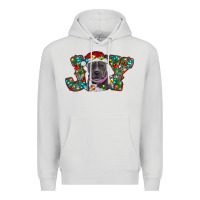 Dove Grey christmas joy pitbull Premium Hoodie - RanaPortraitStore