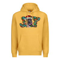 Mustard christmas joy pitbull Premium Hoodie - RanaPortraitStore