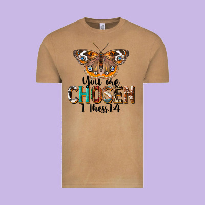 You Are Chosen Religious Vintage Tee Designed By Lillyallendesigns