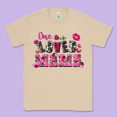 One Loved Mama Valentine's Day Classic Tee Designed By Fadigitalartstudio