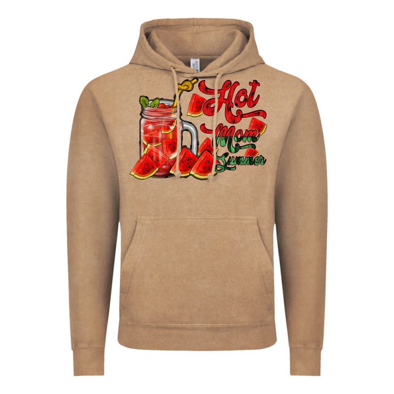 Hot Mom Summer Watermelon Vintage Hoodie by RacoonDesign | Teevron