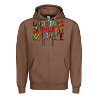 Chestnut Christmas Spirit Activate Zipper Hoodie - RanaPortraitStore