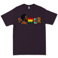 Plum power juneteenth Premium Tee - FaDigitalArtStudio