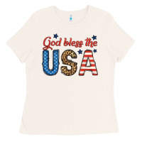 Bone god bless the usa Ladies Tee - BundleAndBundleShop